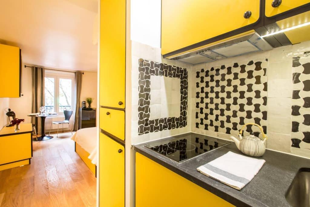 Appartement Charming Le Marais Retro à Paris Extérieur photo